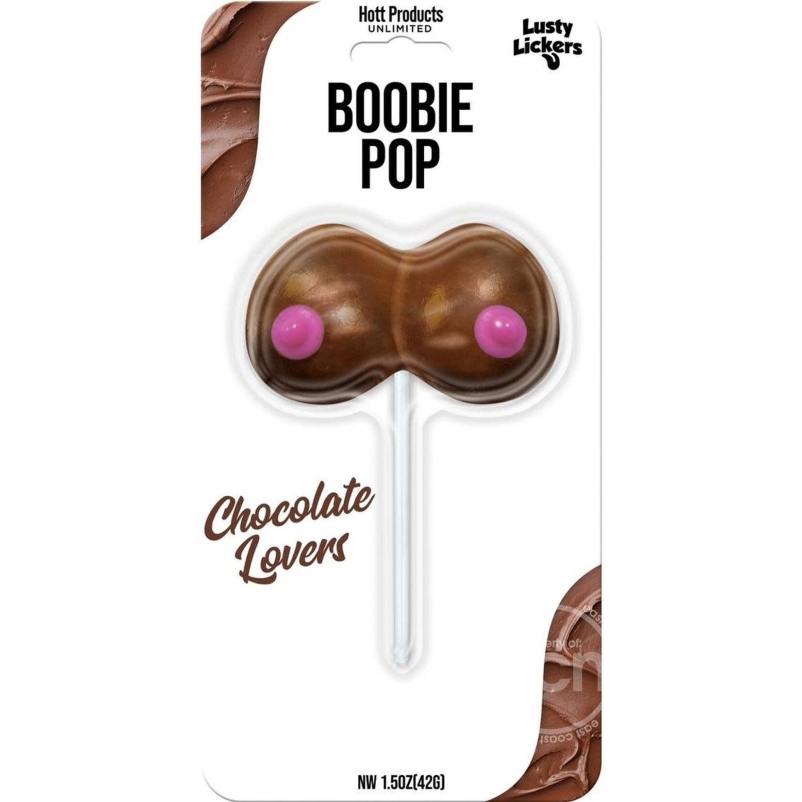 HOTT PRODUCTS Lusty Lickers Boobie Pop Lovers Lollipop