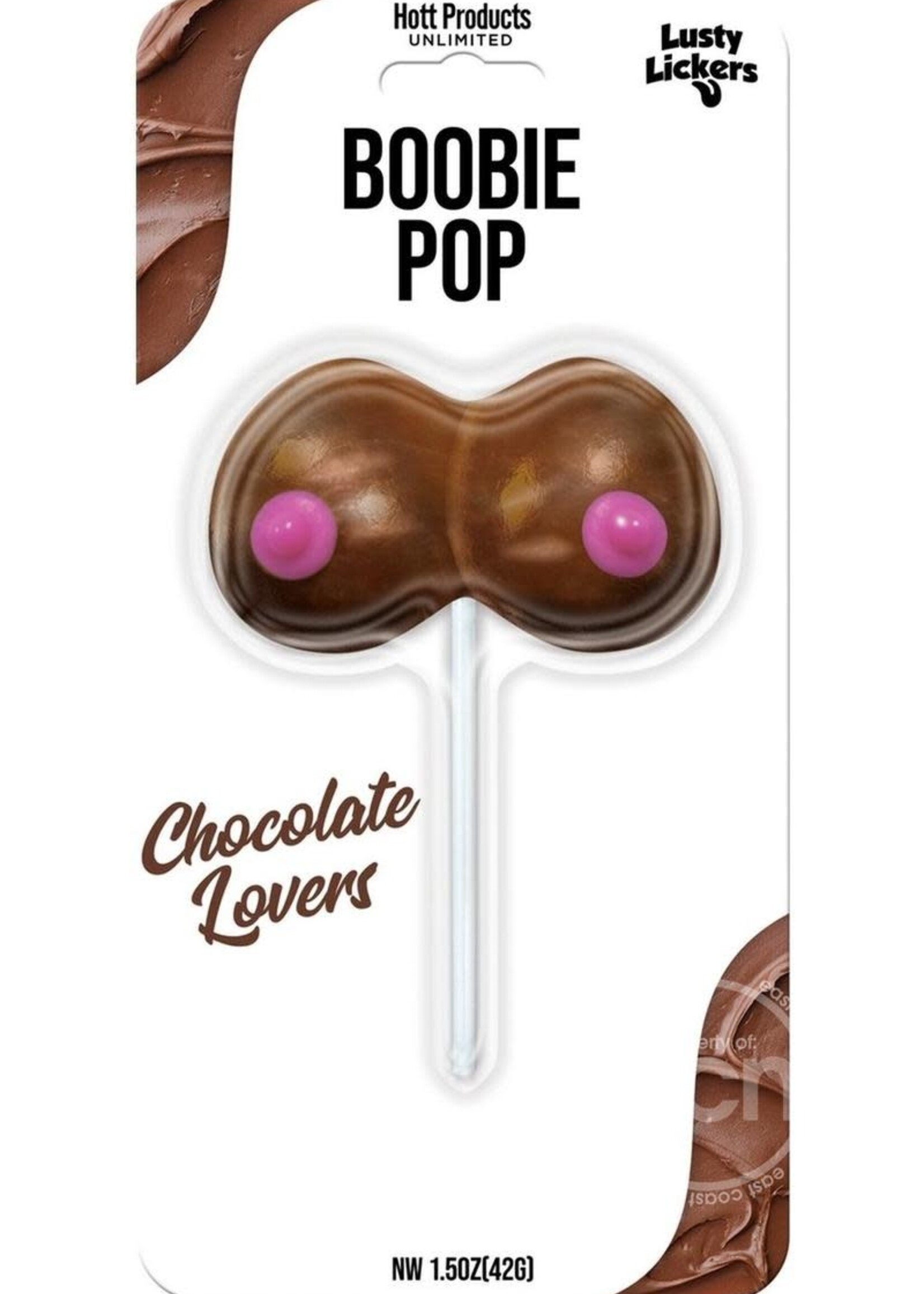 HOTT PRODUCTS Lusty Lickers Boobie Pop Lovers Lollipop