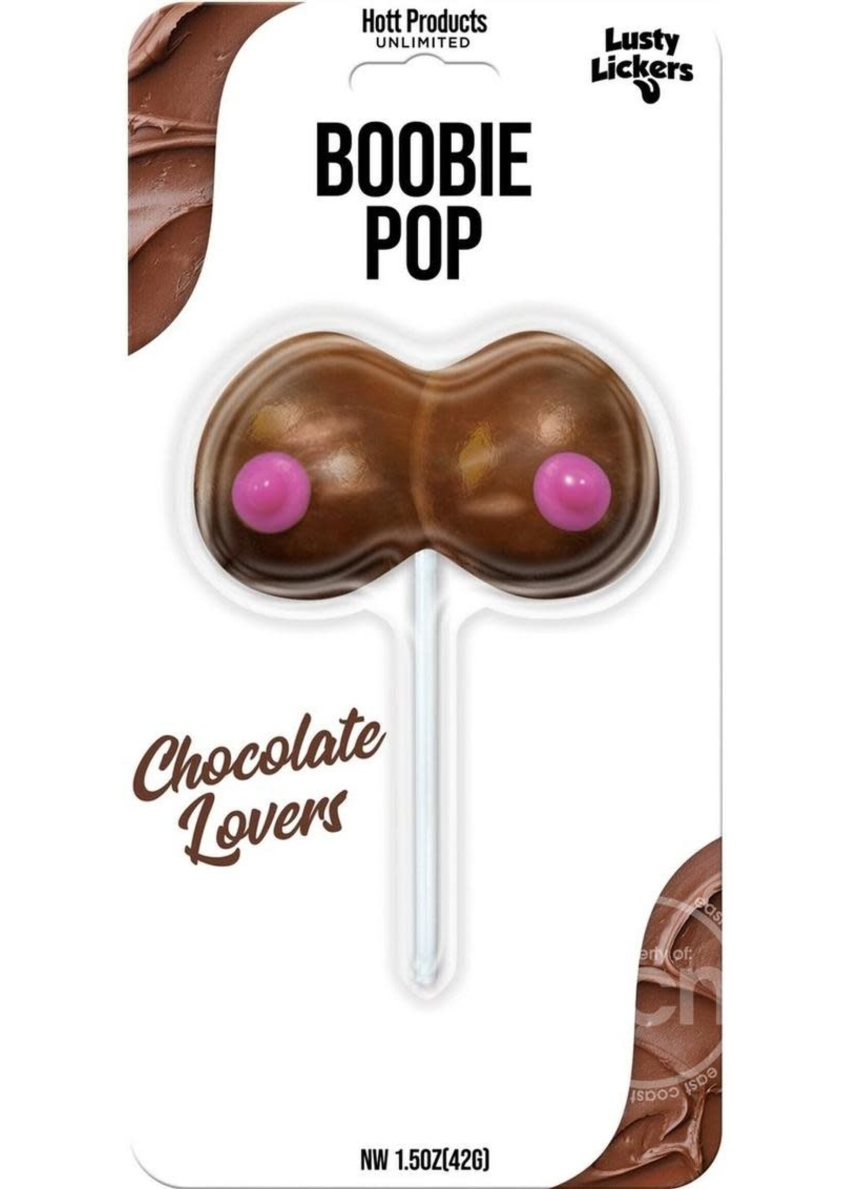 HOTT PRODUCTS Lusty Lickers Boobie Pop Lovers Lollipop