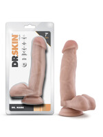 Blush Novelties Dr. Skin - Dr. Mark - 7 Inch Dildo With Balls