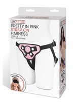Lux Fetish Pretty In Pink Strap On Harness