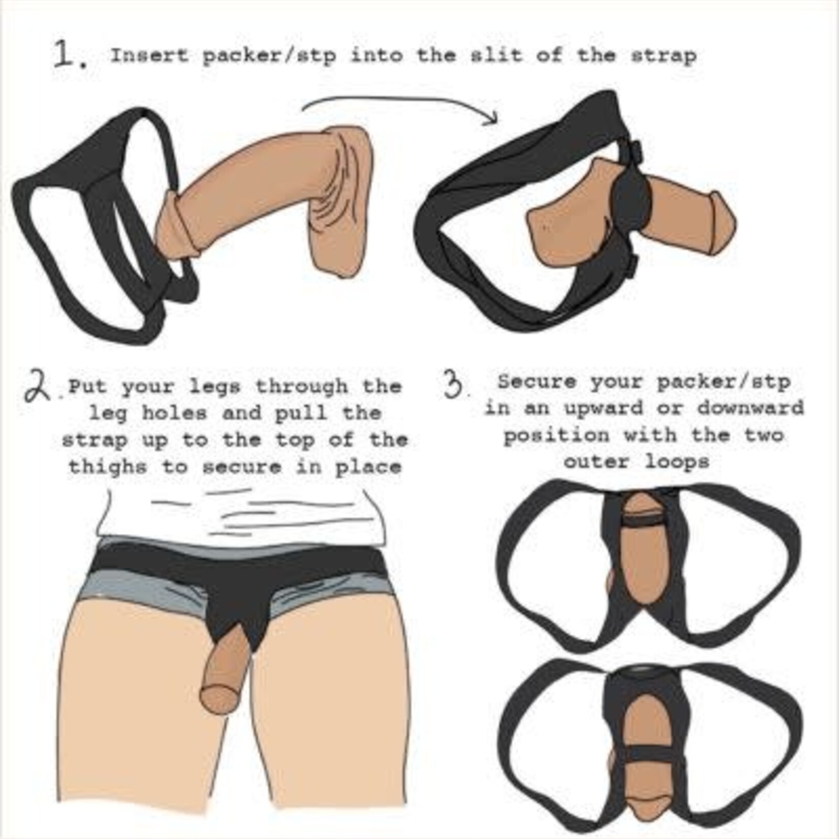 New York Toy Collective STP & Packer Strap - XXL