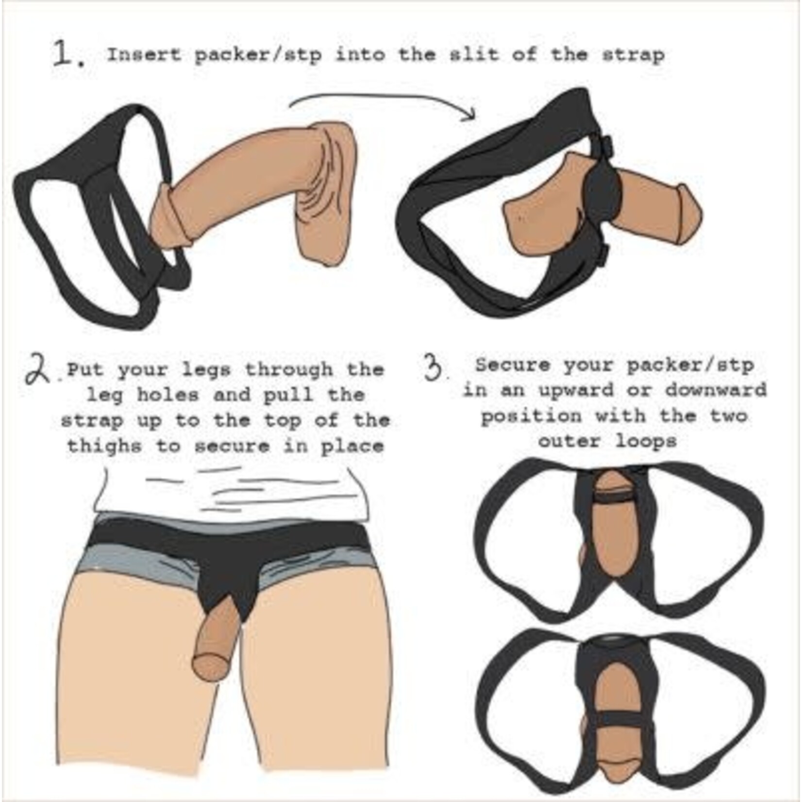 New York Toy Collective STP & Packer Strap - XXL