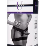 XR Brands Strap U Bardot Elastic Strap on Harness With Thigh Cuffs