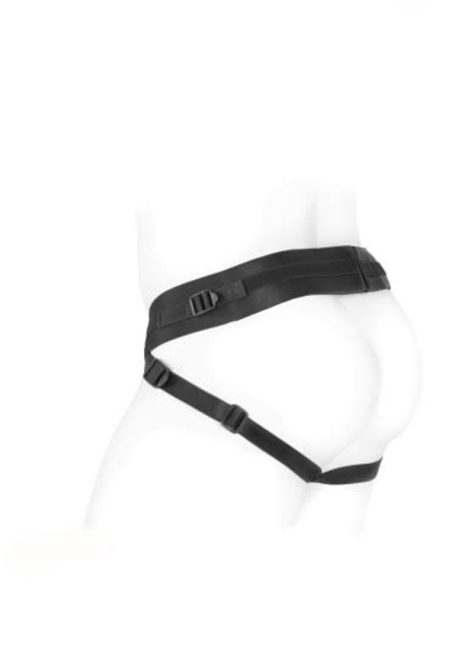 SpareParts SpareParts Deuce Double Penetration Harness Size B 35-65" - Jet Black/Black