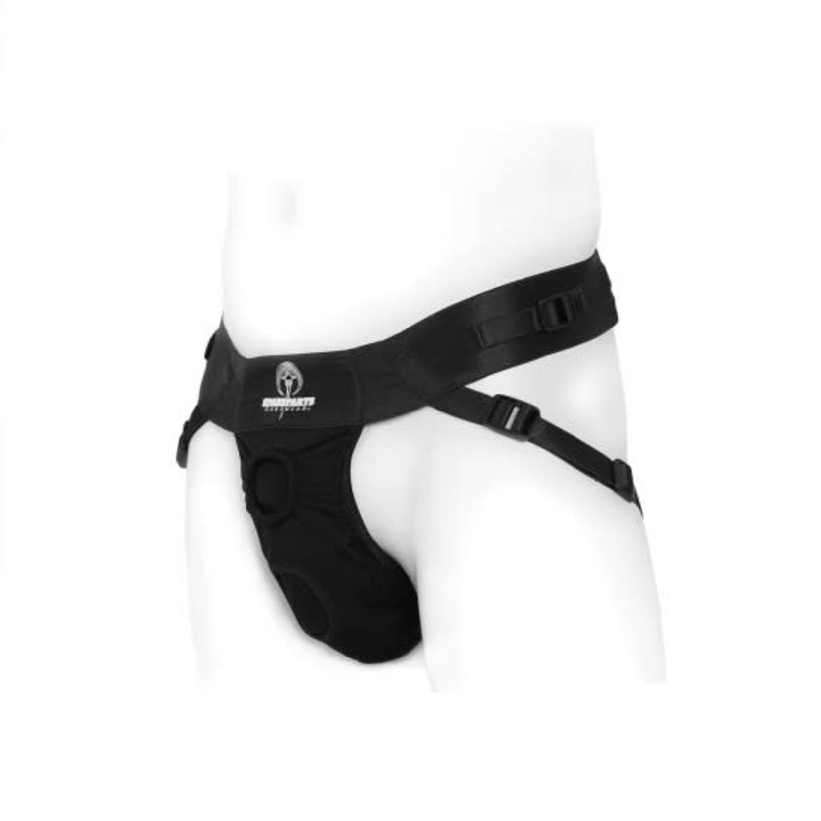 SpareParts SpareParts Deuce Double Penetration Harness Size B 35-65" - Jet Black/Black