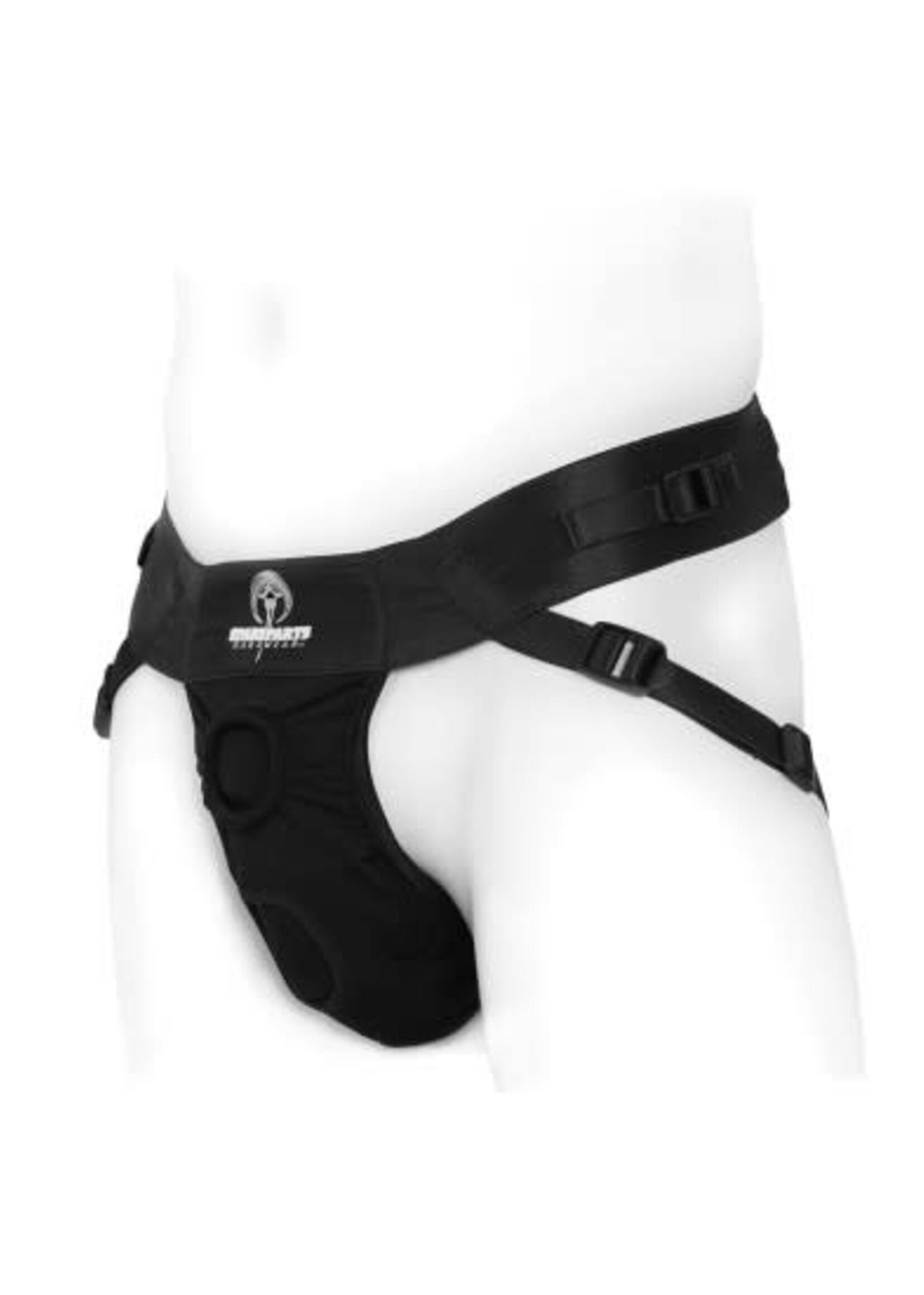SpareParts SpareParts Deuce Double Penetration Harness Size B 35-65" - Jet Black/Black