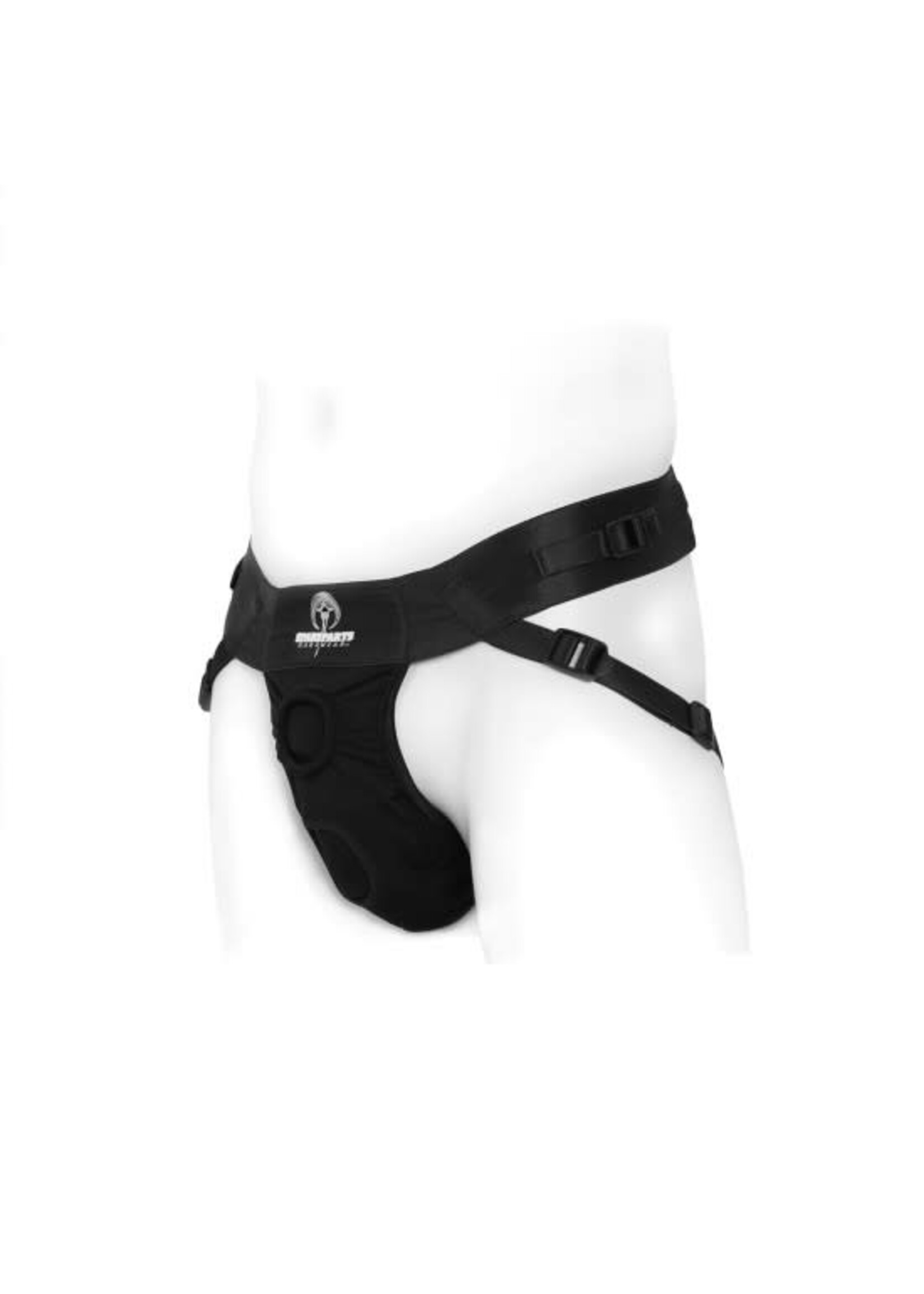 SpareParts Spareparts Deuce Double Penetration Harness Size A 20-50" - Jet Black/Black