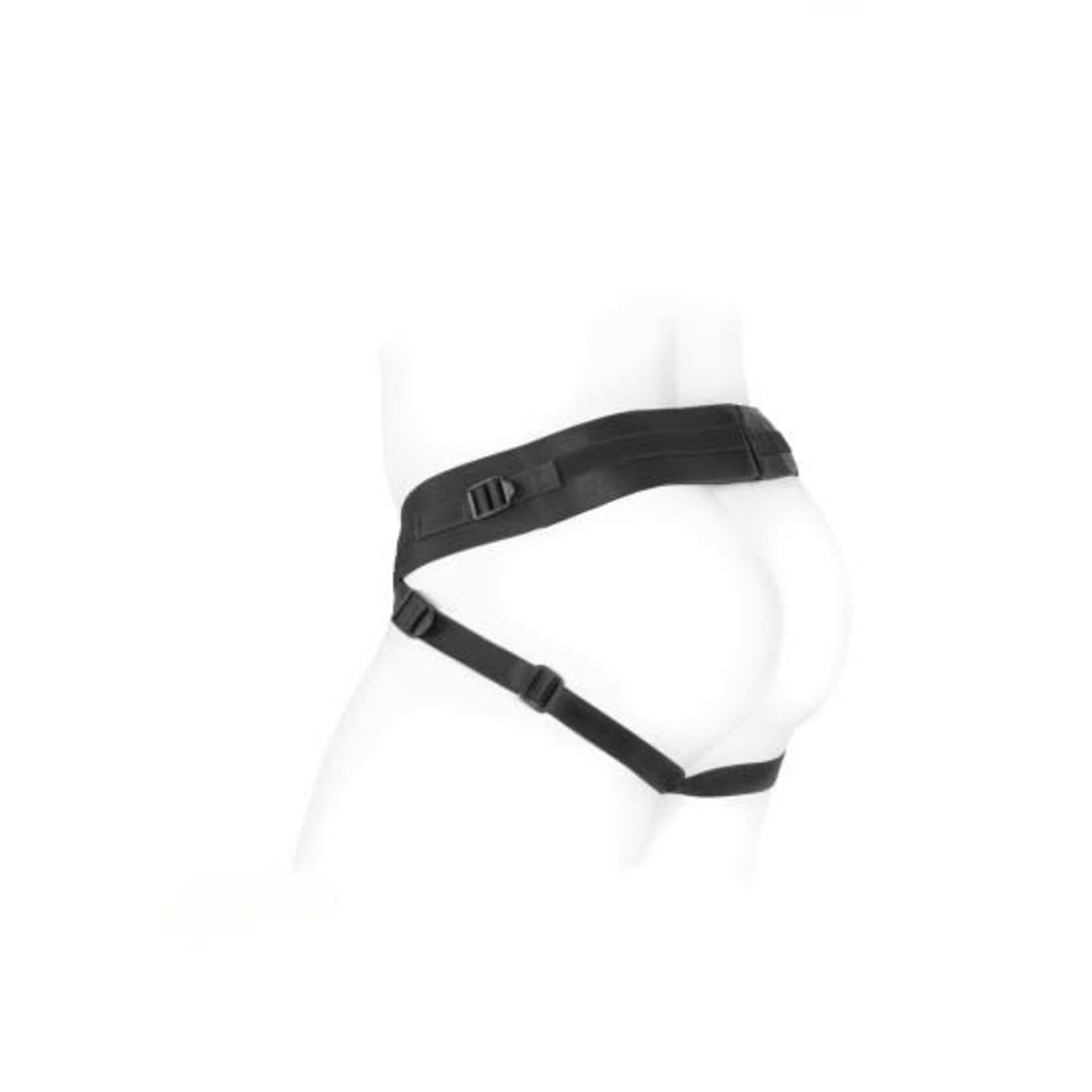 SpareParts Spareparts Deuce Double Penetration Harness Size A 20-50" - Jet Black/Black