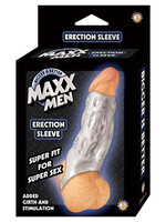 NassToys Maxx Men Erection Sleeve - Clear