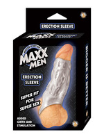 NassToys Maxx Men Erection Sleeve - Clear