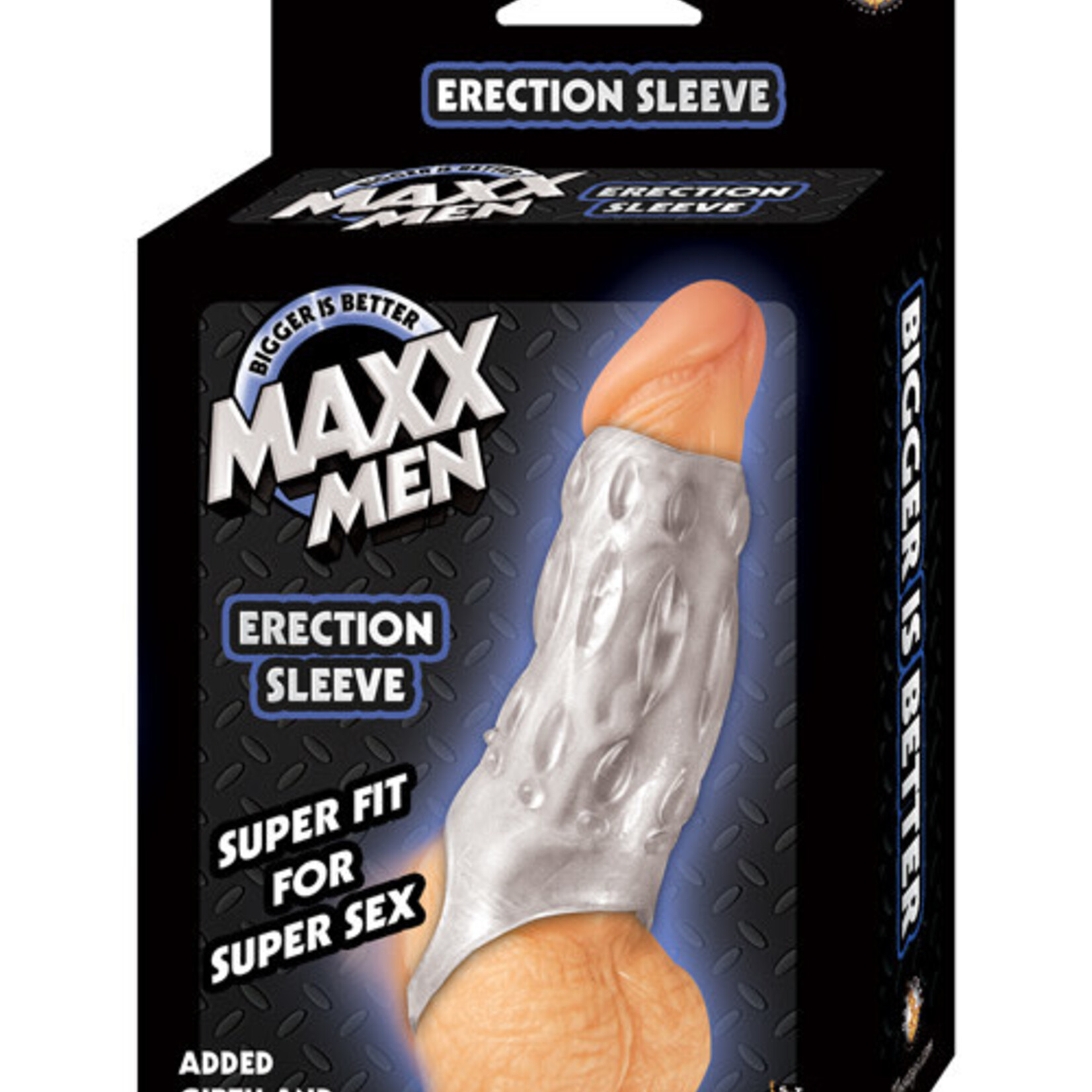 NassToys Maxx Men Erection Sleeve - Clear