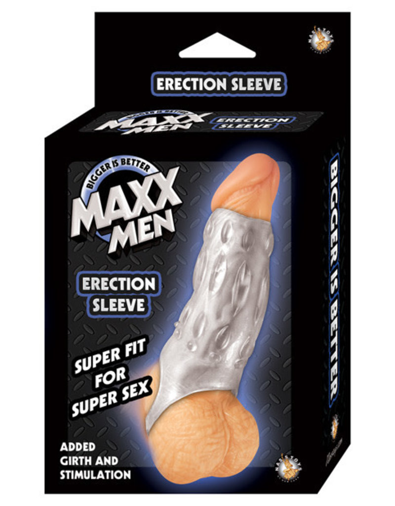 NassToys Maxx Men Erection Sleeve - Clear