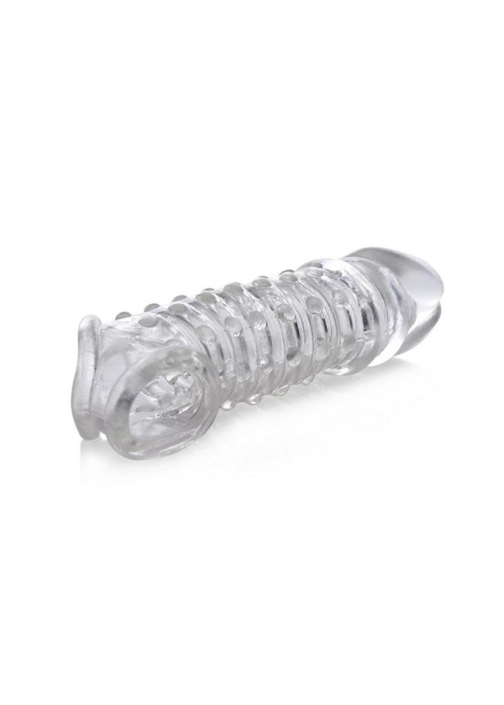 XR Brands Size Matters 1.5 Inch Penis Enhancer Sleeve - Clear
