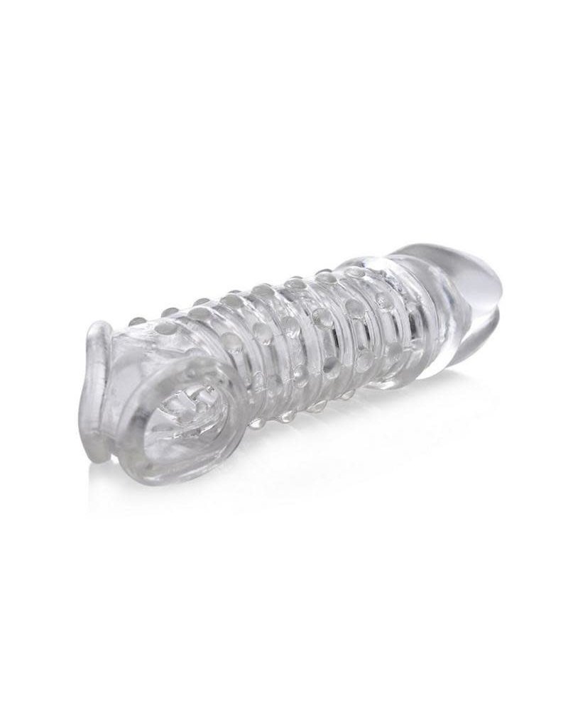 XR Brands Size Matters 1.5 Inch Penis Enhancer Sleeve - Clear