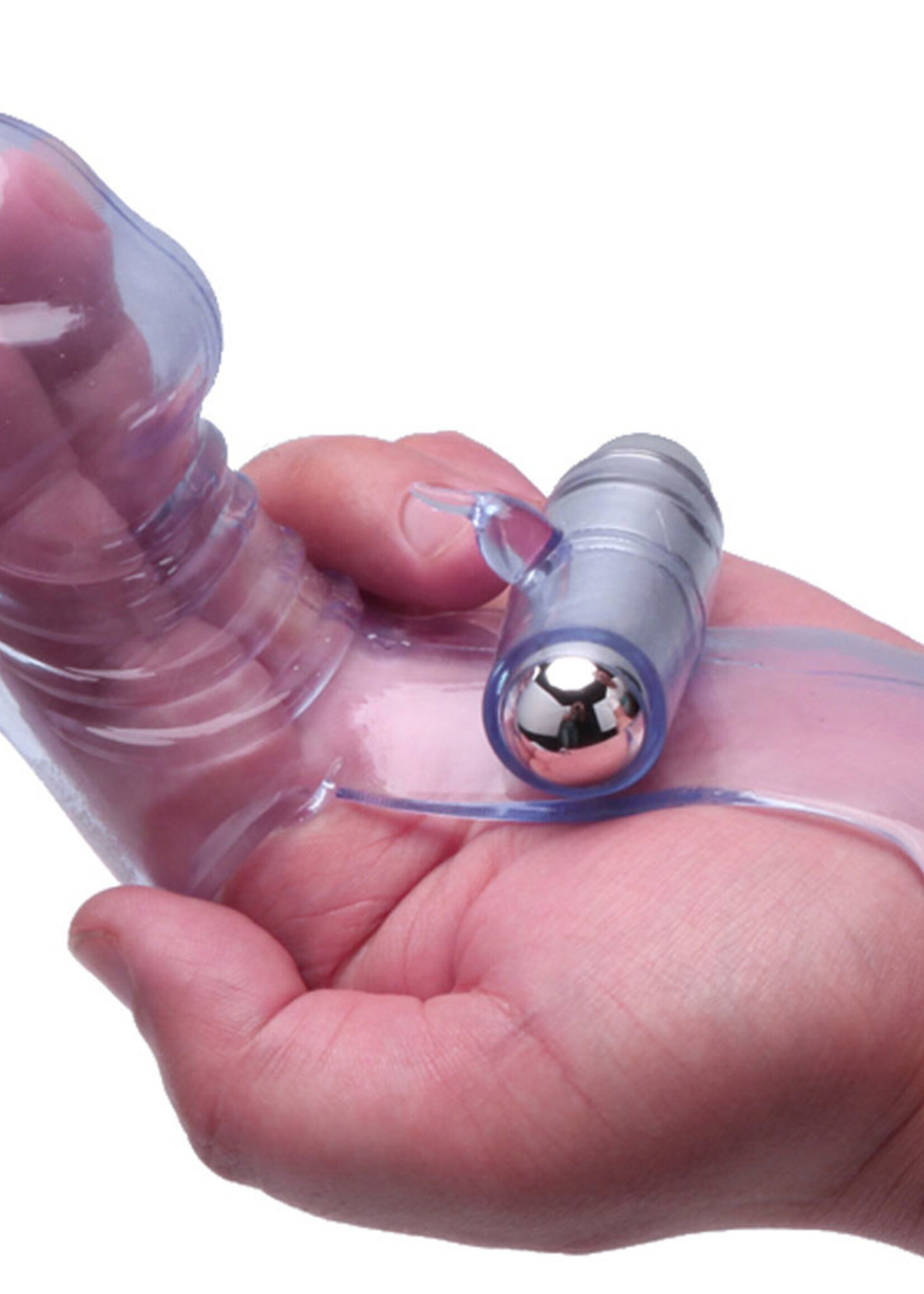 Icon Brands Vibro Finger Wearable Stimulator - Purple