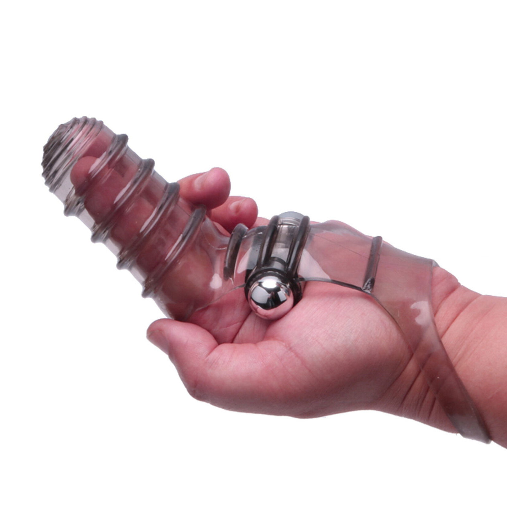 Icon Brands Vibro Finger Wearable Stimulator - Grey