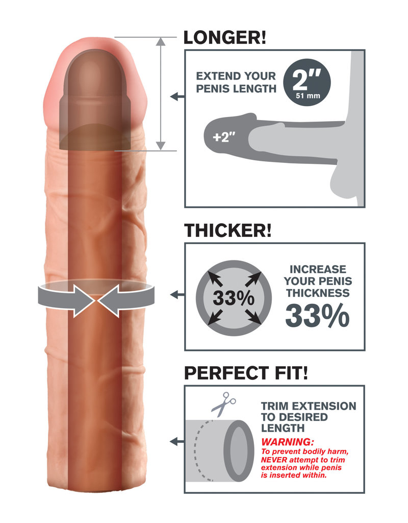 Pipedream Fantasy X-Tension Perfect 2-Inch Extension