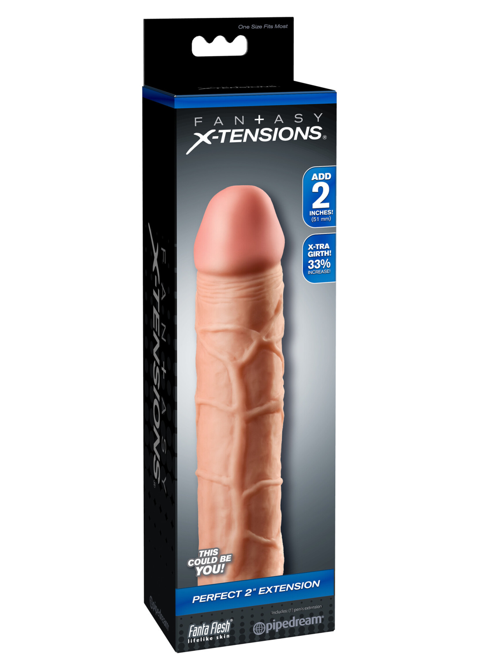 Pipedream Fantasy X-Tension Perfect 2-Inch Extension