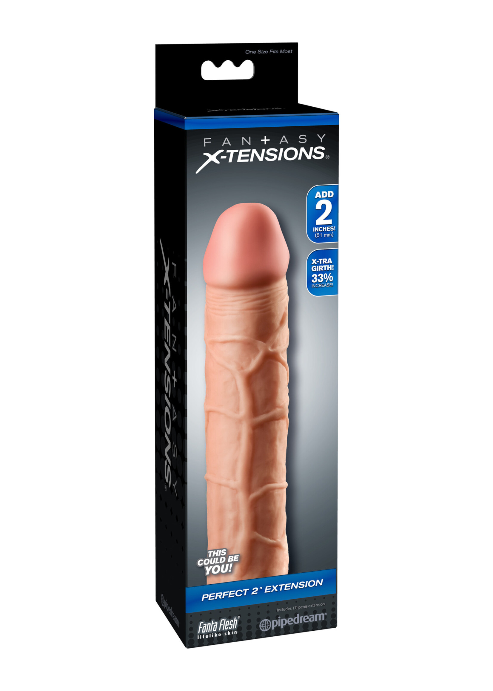 Pipedream Fantasy X-Tension Perfect 2-Inch Extension