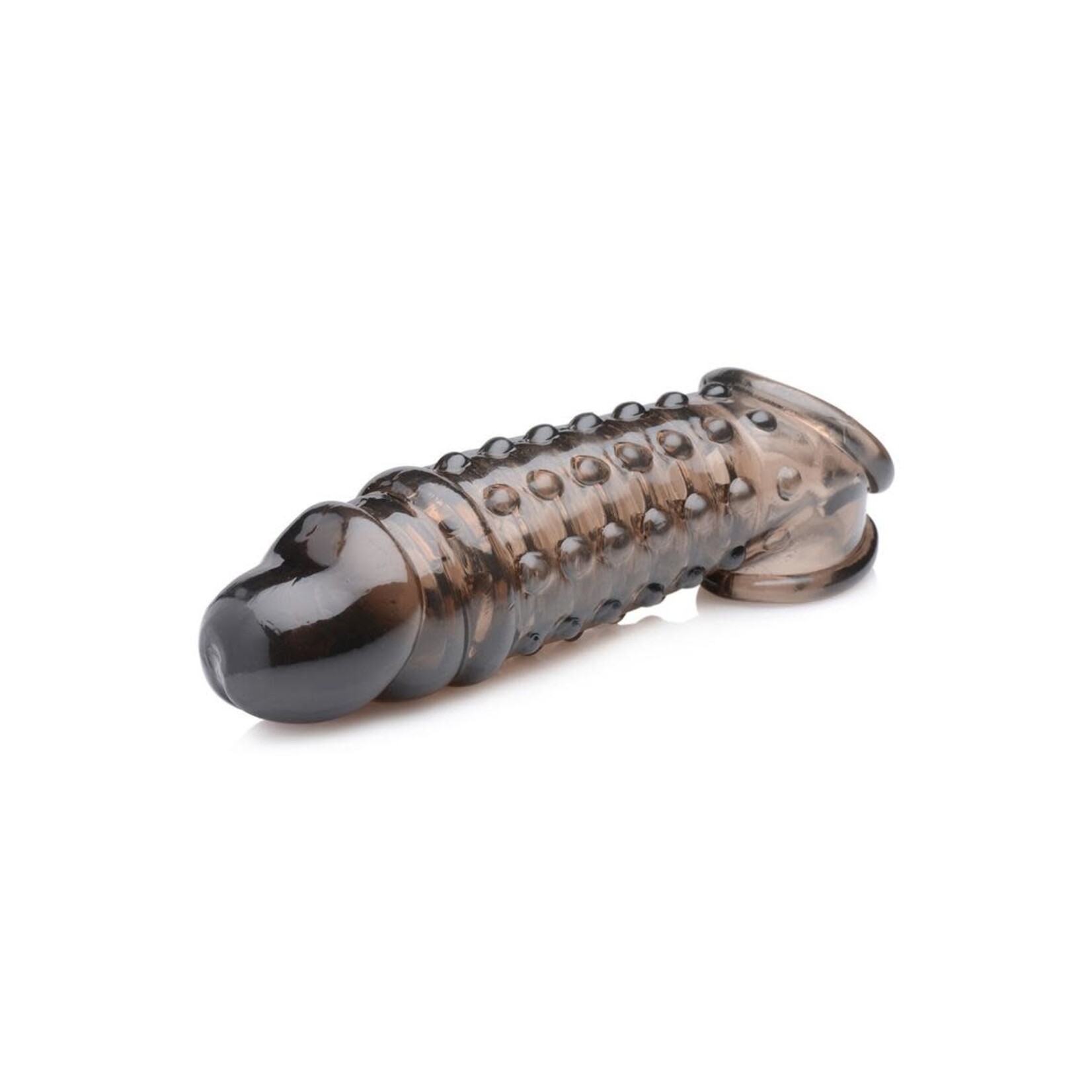 XR Brands Size Matters 1.5 Inch Penis Enhancer Sleeve - Smoke