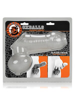 Oxballs Sack Jack Wearable Jo Sheath - Clear Frost