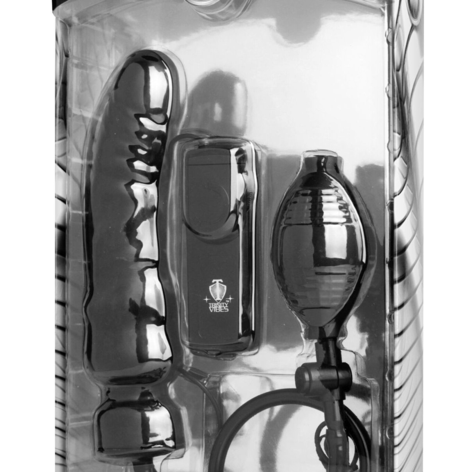 XR Brands Master Series Masters Ravage Vibrating Inflatable Penis