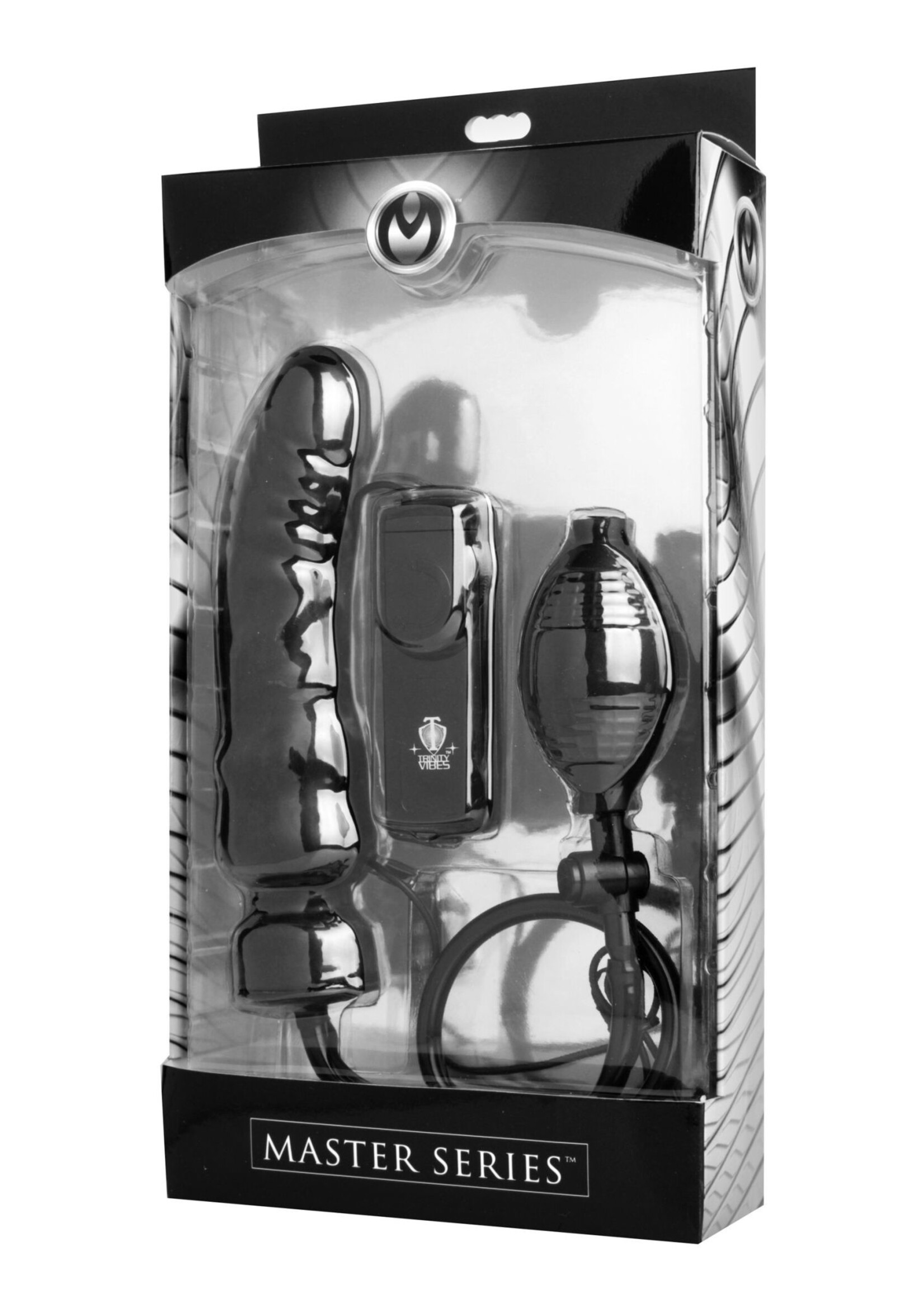 XR Brands Master Series Masters Ravage Vibrating Inflatable Penis