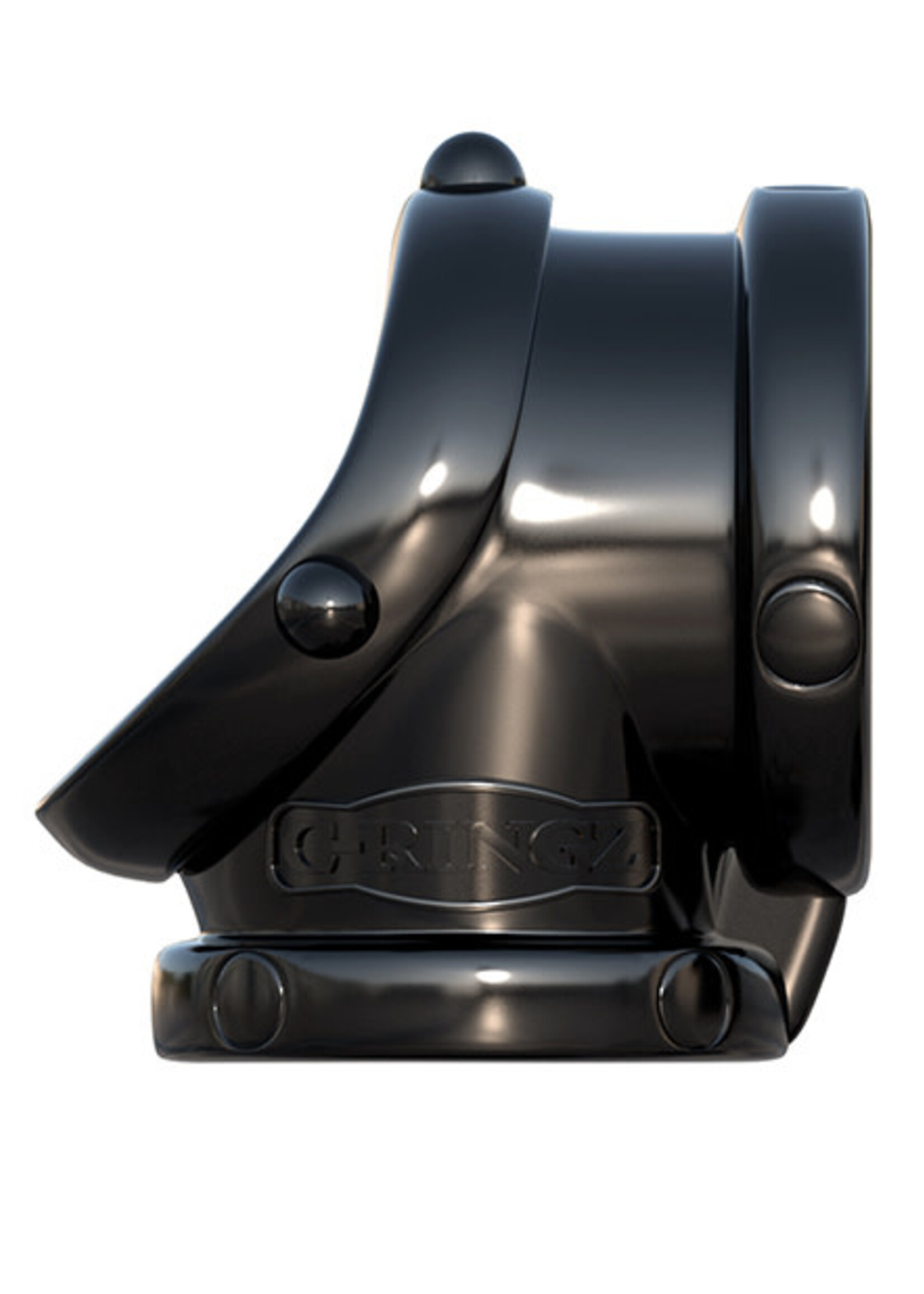 Pipedream Fantasy C-Ringz Rock Hard Cock Pipe - Black