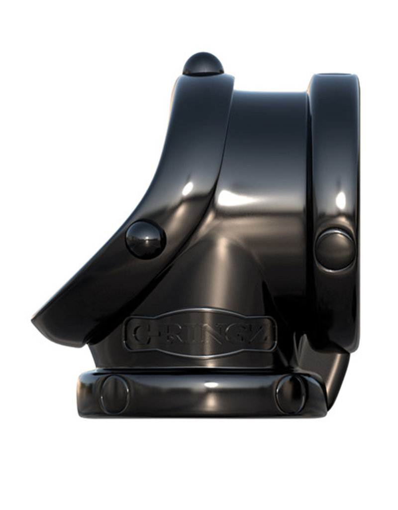 Pipedream Fantasy C-Ringz Rock Hard Cock Pipe - Black