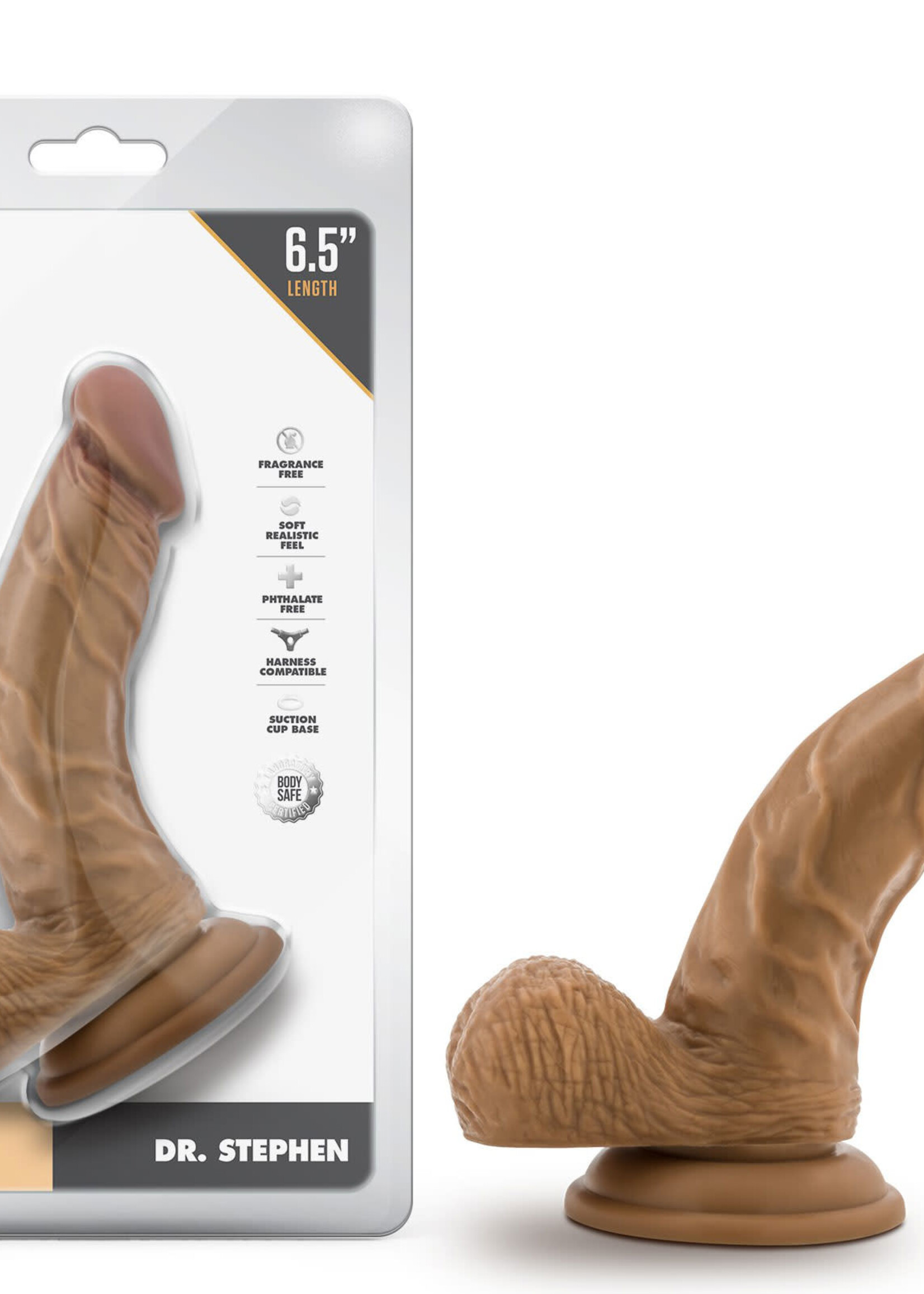 Blush Novelties Dr. Skin - Dr. Stephen - 6.5 Inch Dildo With Balls