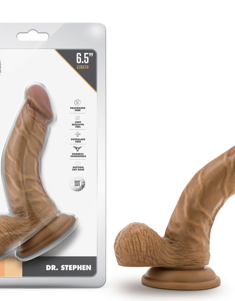 Blush Novelties Dr. Skin - Dr. Stephen - 6.5 Inch Dildo With Balls