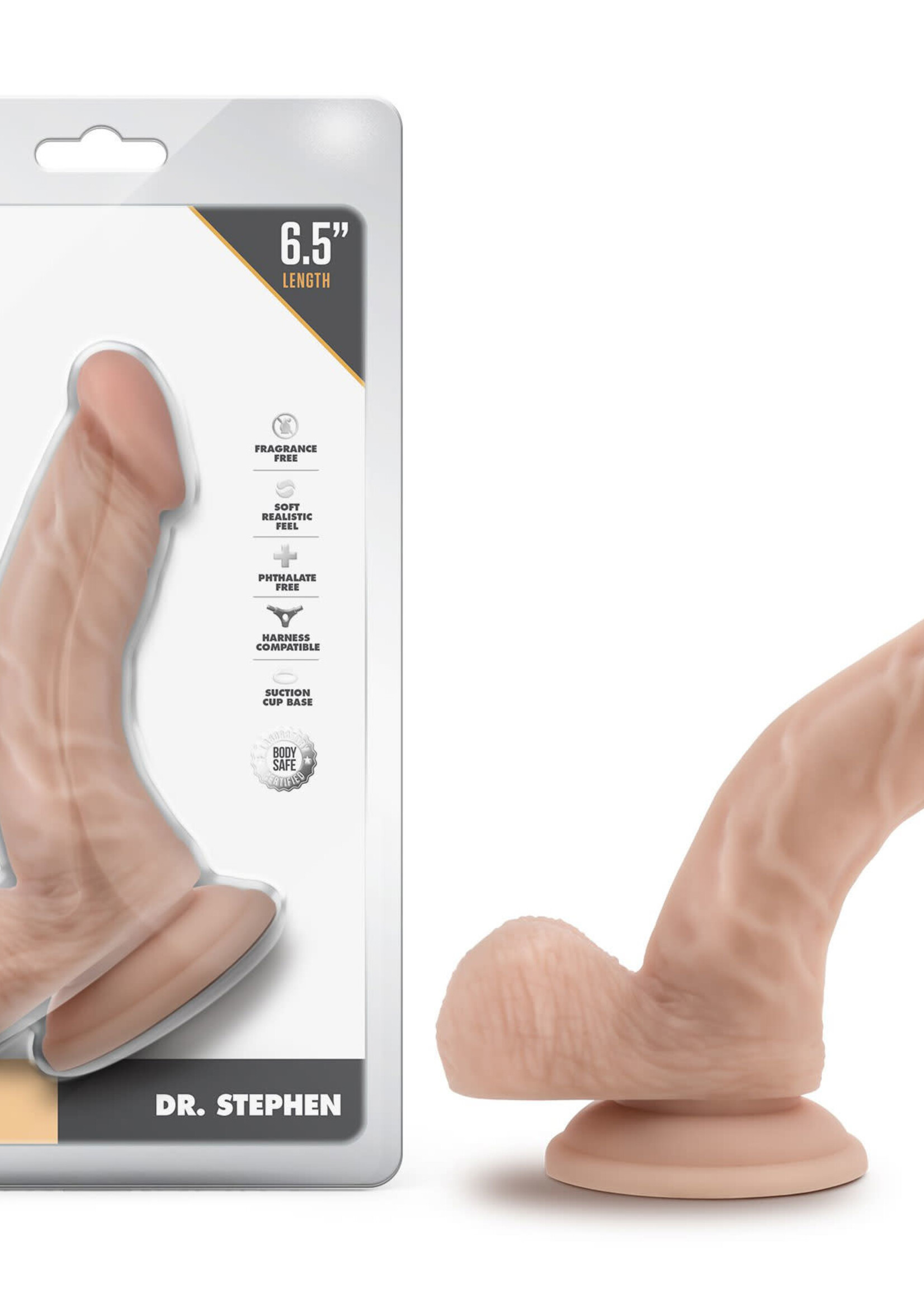 Blush Novelties Dr. Skin - Dr. Stephen - 6.5 Inch Dildo With Balls