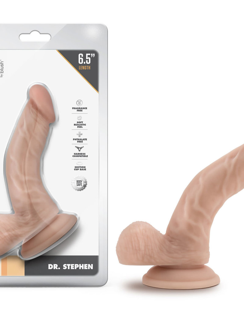 Blush Novelties Dr. Skin - Dr. Stephen - 6.5 Inch Dildo With Balls
