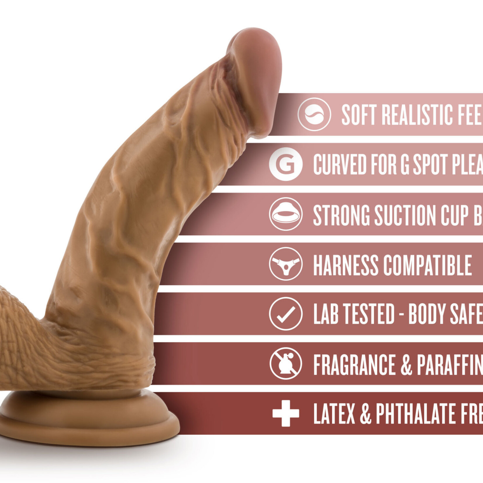 Blush Novelties Dr. Skin - Dr. Stephen - 6.5 Inch Dildo With Balls