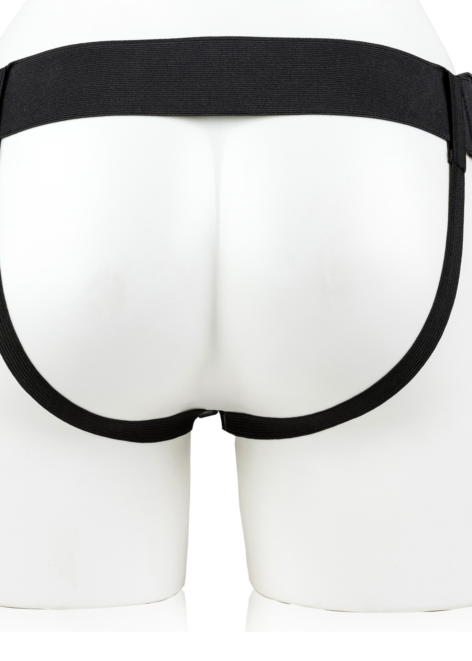 Shots RealRock Hollow Strap-on Without Balls 6 Inch - Tan