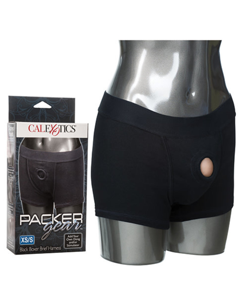 California Exotic Novelties Packer Gear Boxer Brief Harness - Extra Small/small - Black