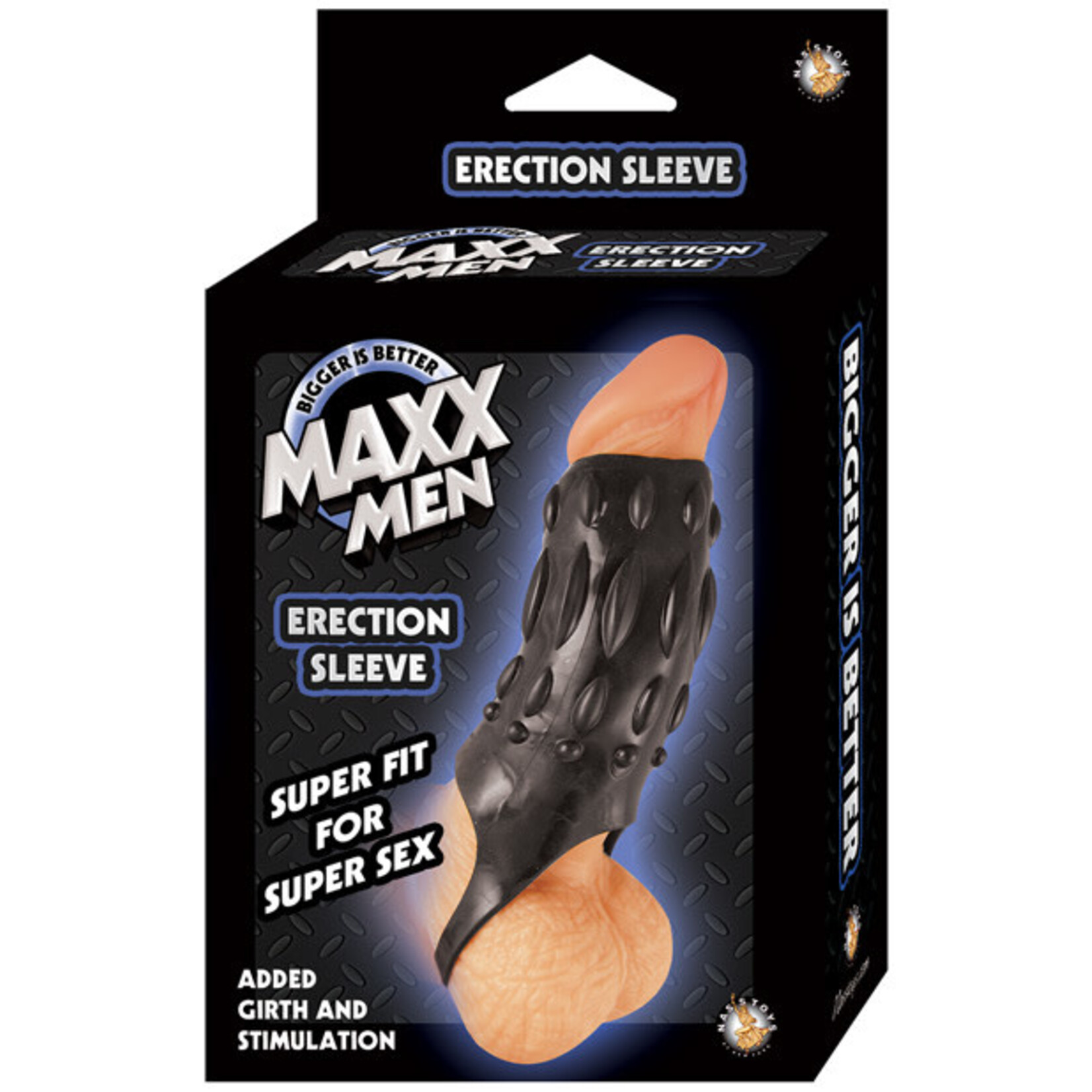 NassToys Maxx Men Erection Sleeve - Black