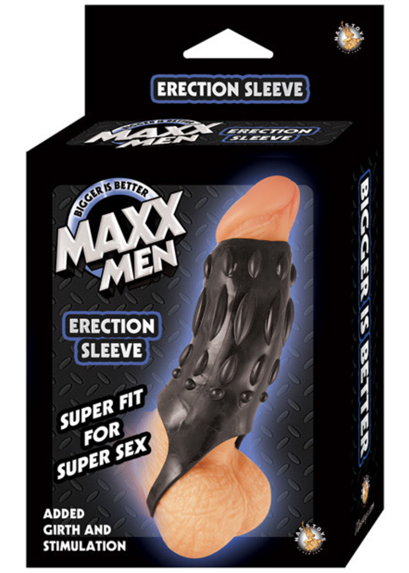 NassToys Maxx Men Erection Sleeve - Black
