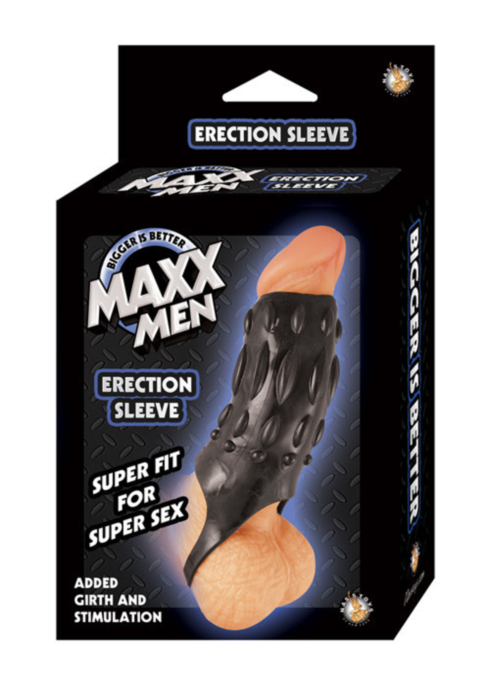 NassToys Maxx Men Erection Sleeve - Black