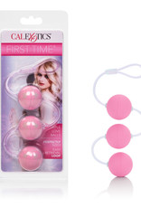 California Exotic Novelties First Time Love Balls Triple Lovers - Pink