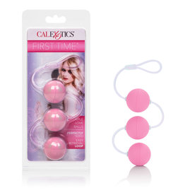 California Exotic Novelties First Time Love Balls Triple Lovers - Pink