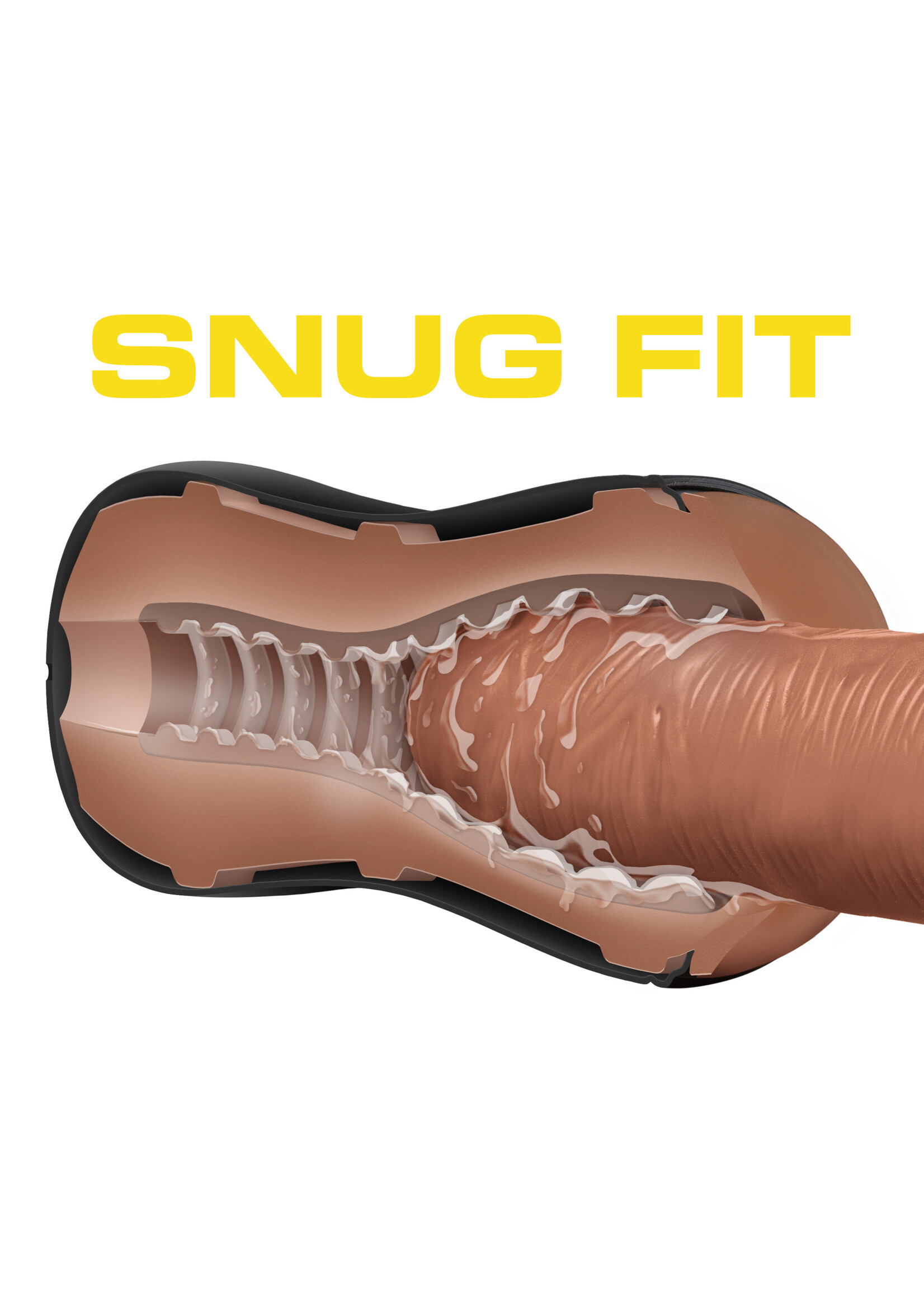 Blush Novelties Loverboy - Manny the Fireman - Self Lubricating Stroker - Tan