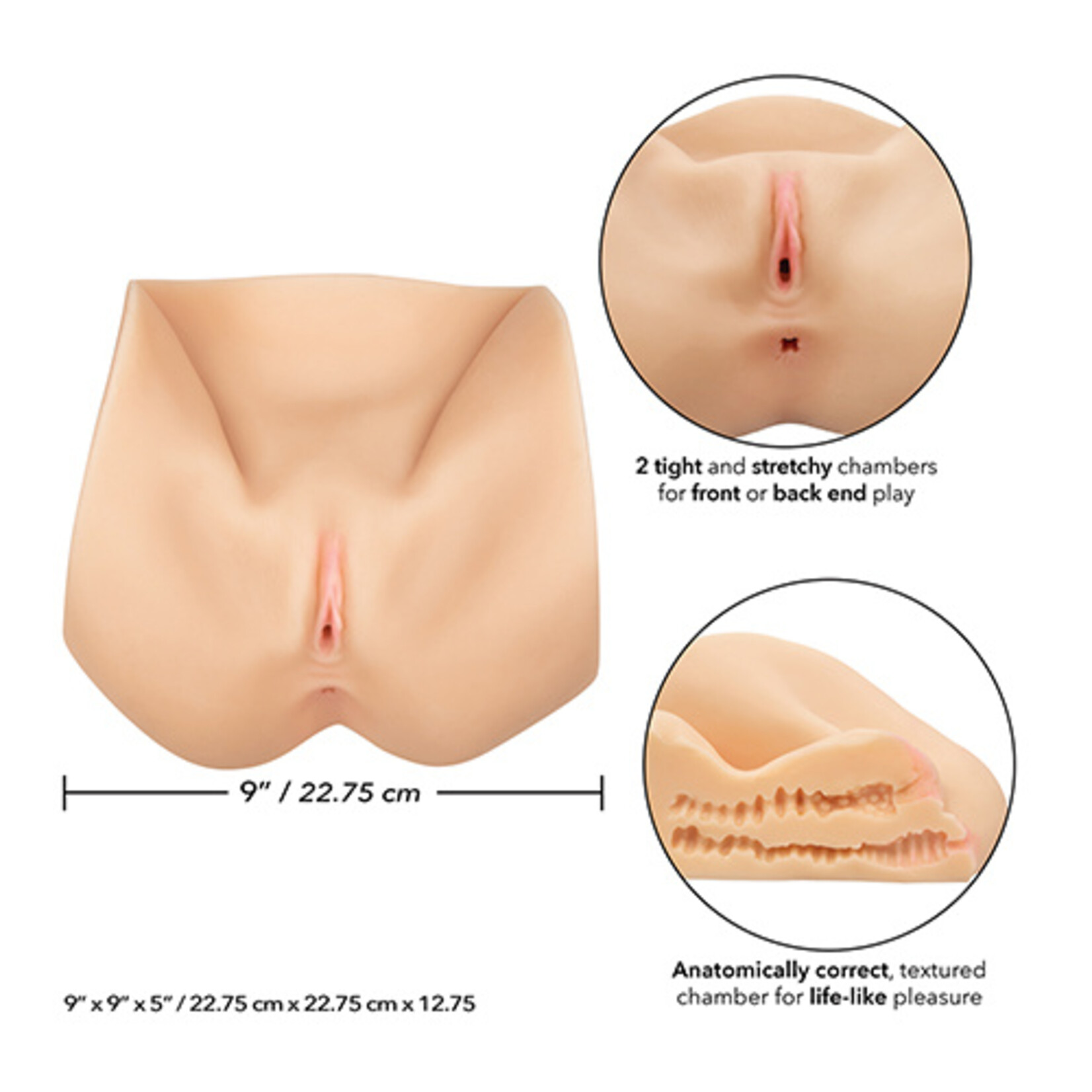 Calexotics Stroke It Life Size Pussy - Brown