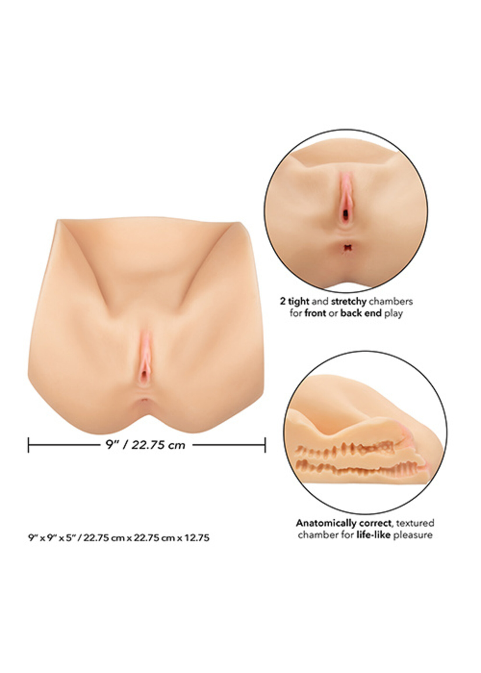 Calexotics Stroke It Life Size Pussy - Brown