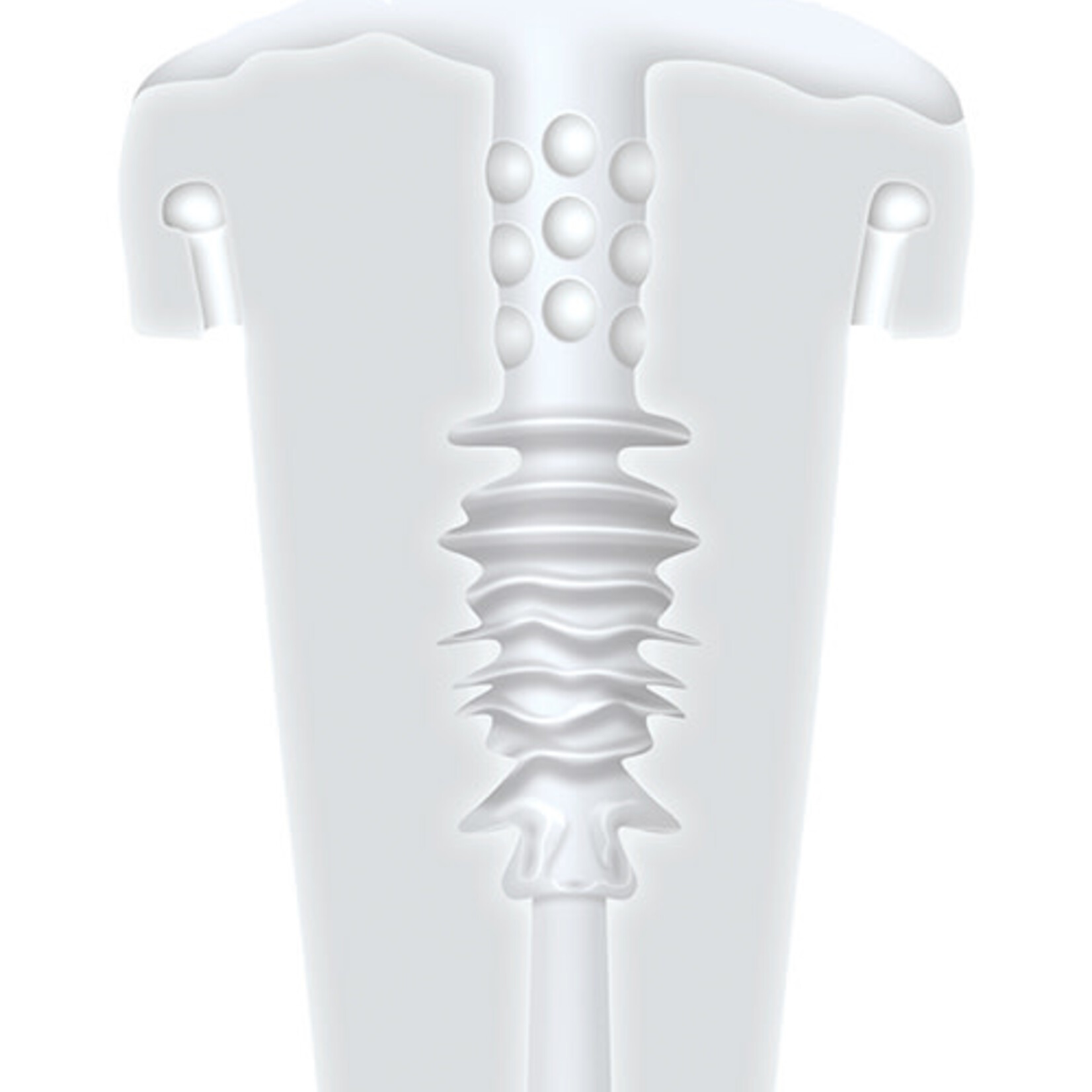 Zero Tolerance Zero Tolerance Sucking Good Rechargeable Vibrating Masturbator - Vanilla