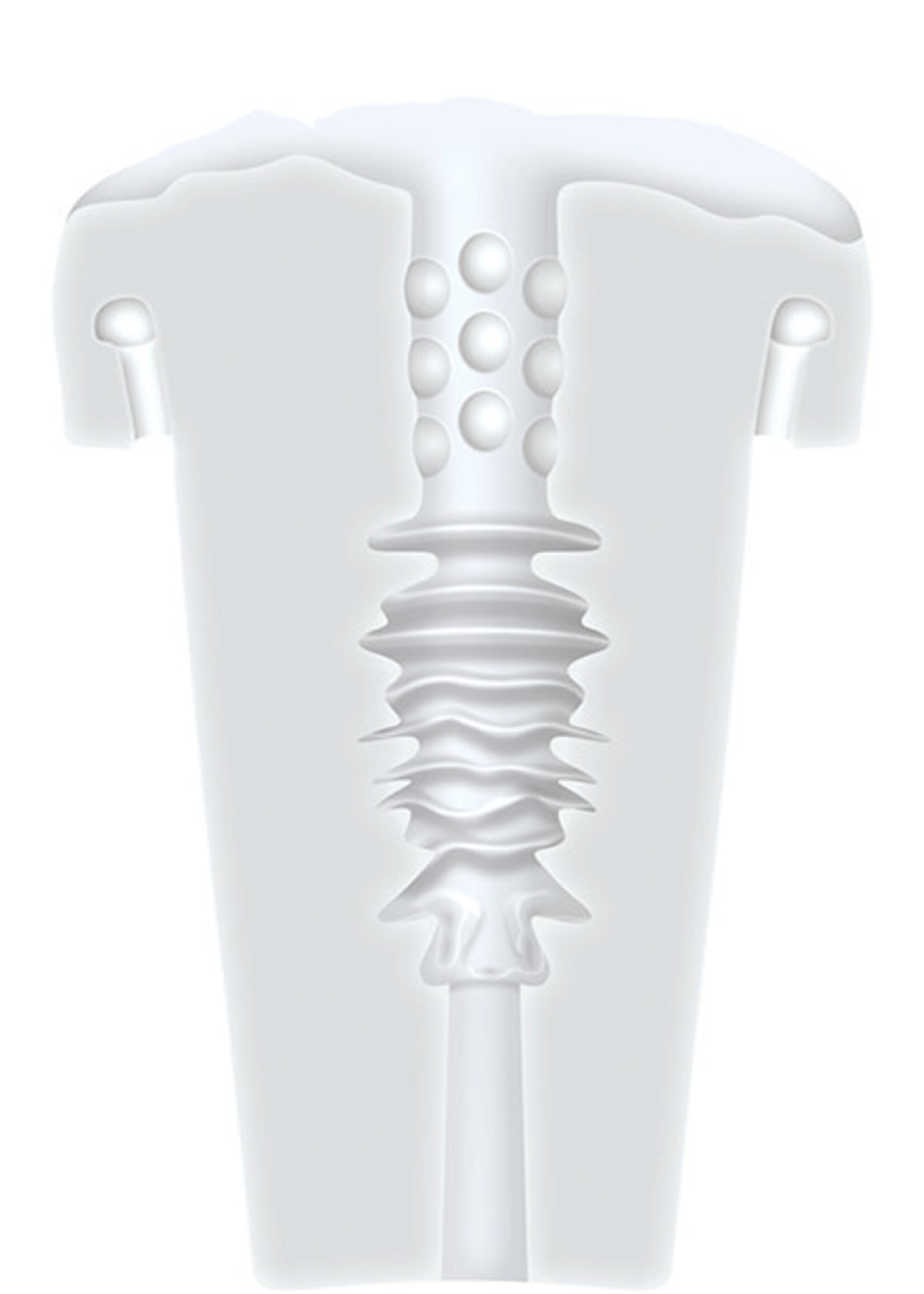 Zero Tolerance Zero Tolerance Sucking Good Rechargeable Vibrating Masturbator - Vanilla