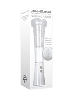 Zero Tolerance Zero Tolerance Sucking Good Rechargeable Vibrating Masturbator - Vanilla