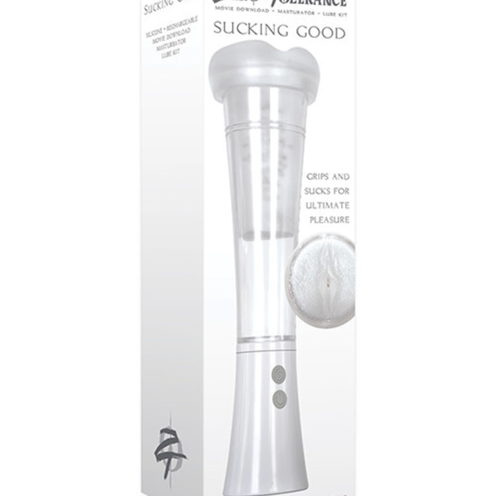 Zero Tolerance Zero Tolerance Sucking Good Rechargeable Vibrating Masturbator - Vanilla