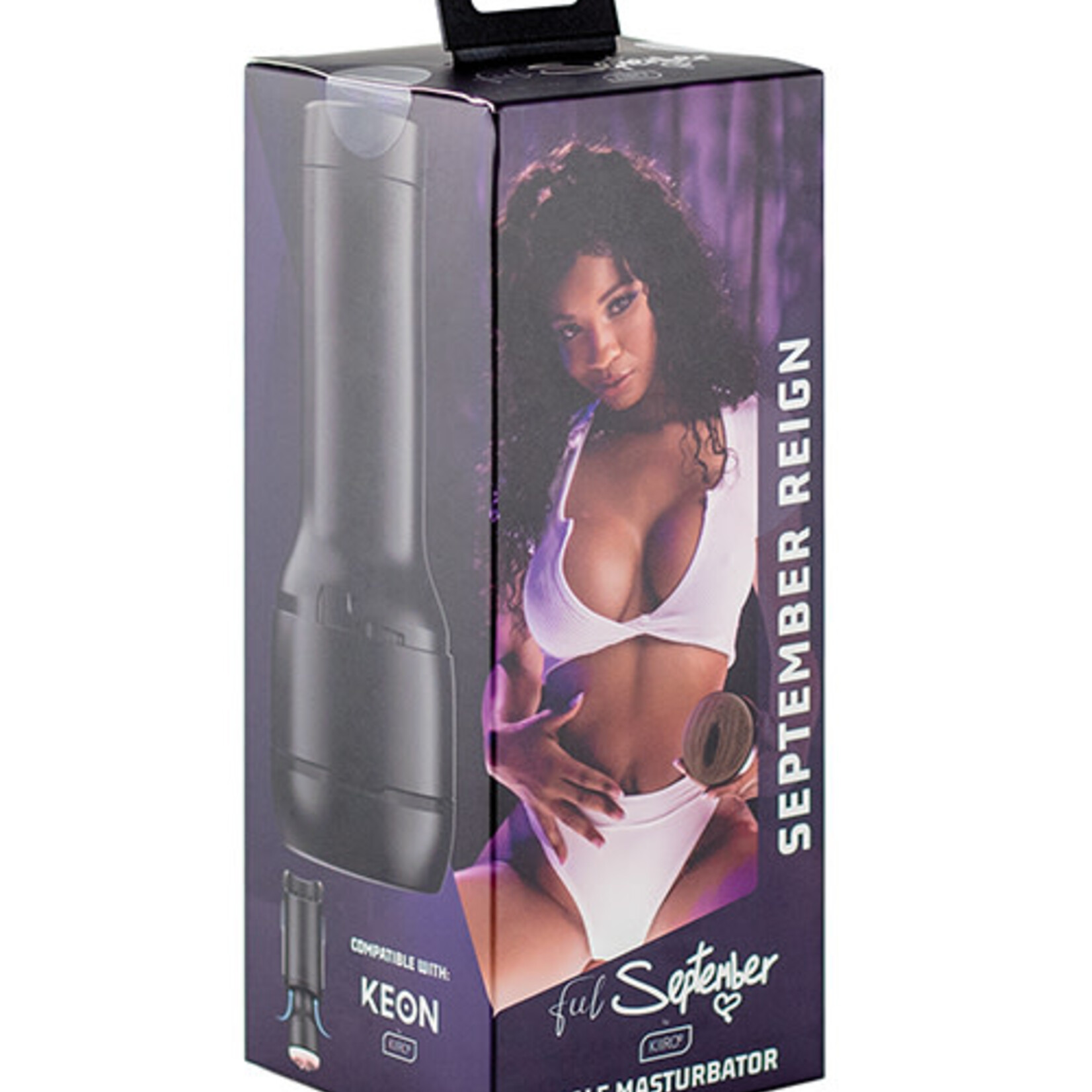 KIIROO Kiiroo Feel September Reign Stroker Interactive Masturbator - Pussy - Black/Chocolate